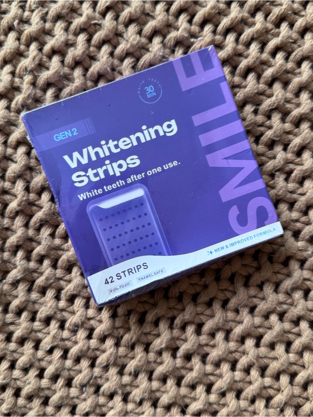 SMILE Gen 2 Whitening Strips 42 Count Teeth Whitening Kit New Sealed